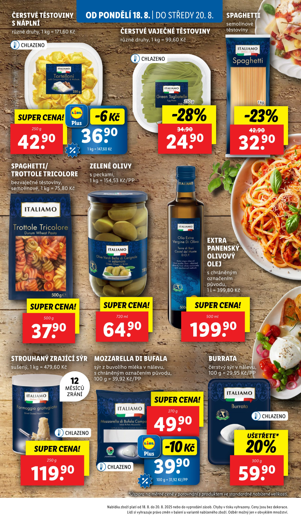 Leták Lidl leták od pondělí - Tak chutná Itálie - strana 18