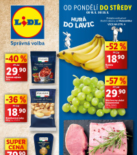 Akční leták Lidl  od pondělí - Tak chutná Itálie