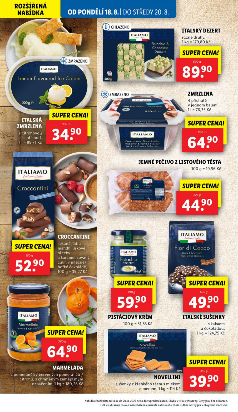 Leták Lidl leták od pondělí - Tak chutná Itálie - strana 24