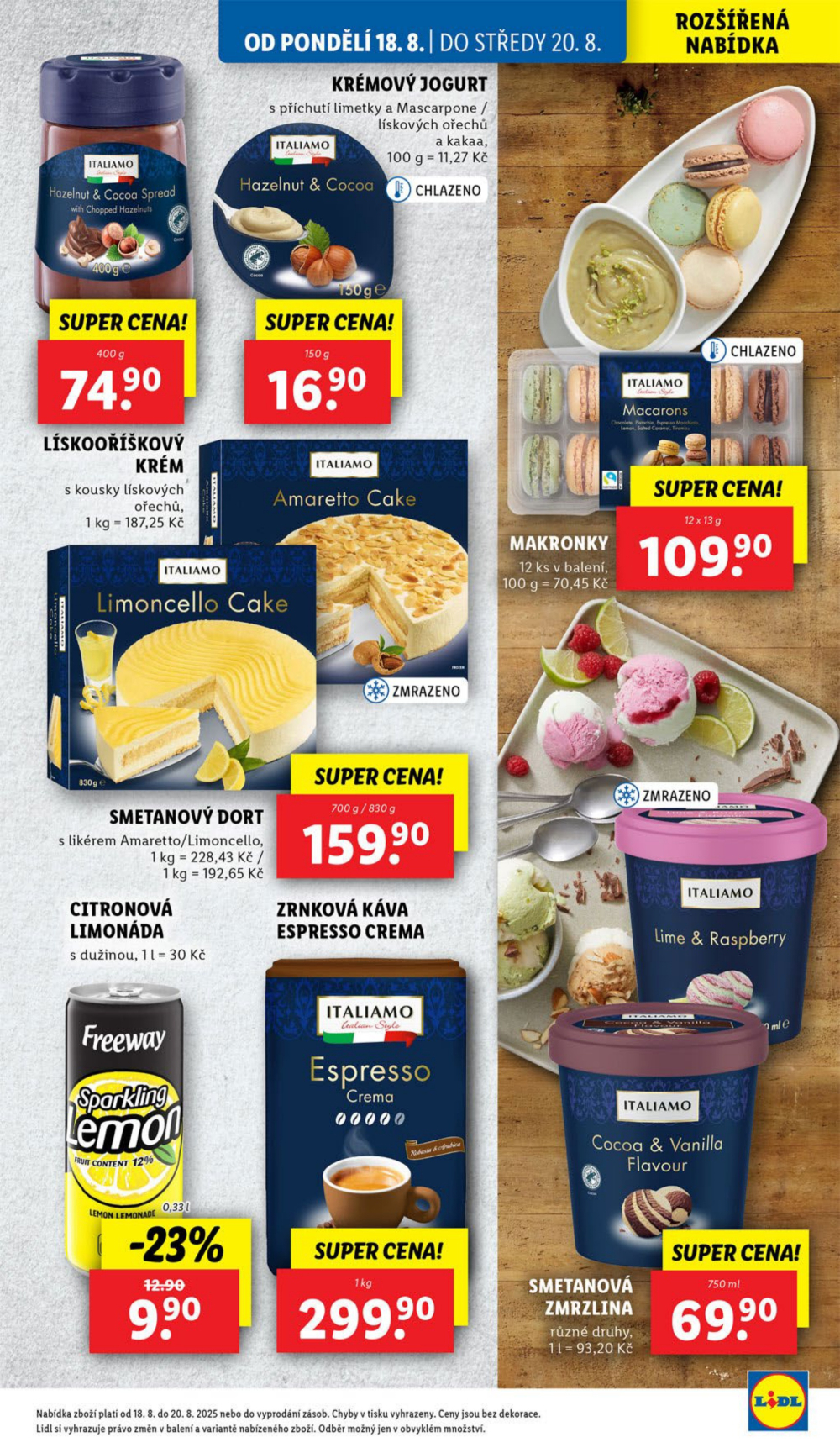 Leták Lidl leták od pondělí - Tak chutná Itálie - strana 27