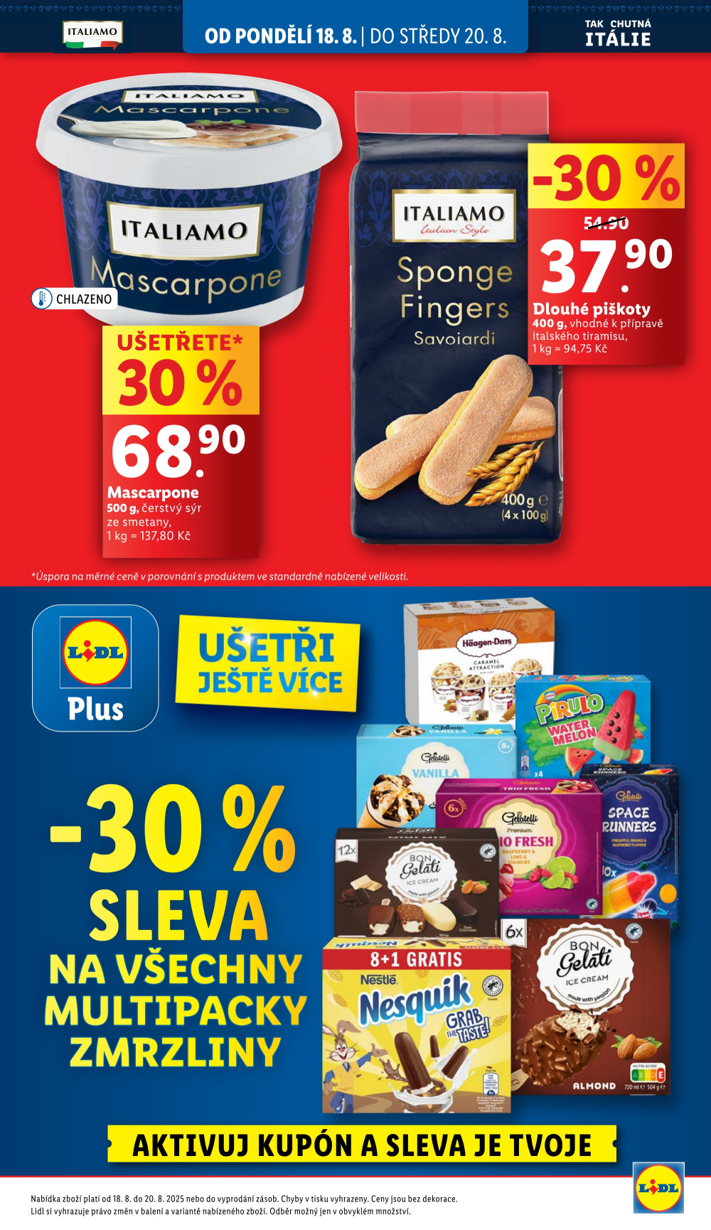 Leták Lidl leták od pondělí - Tak chutná Itálie - strana 3
