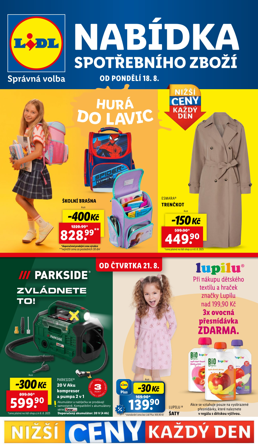 Leták Lidl leták - Nabídka spotřebního zboží - strana 1