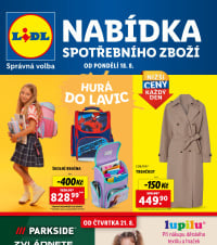Akční leták Lidl  - Nabídka spotřebního zboží