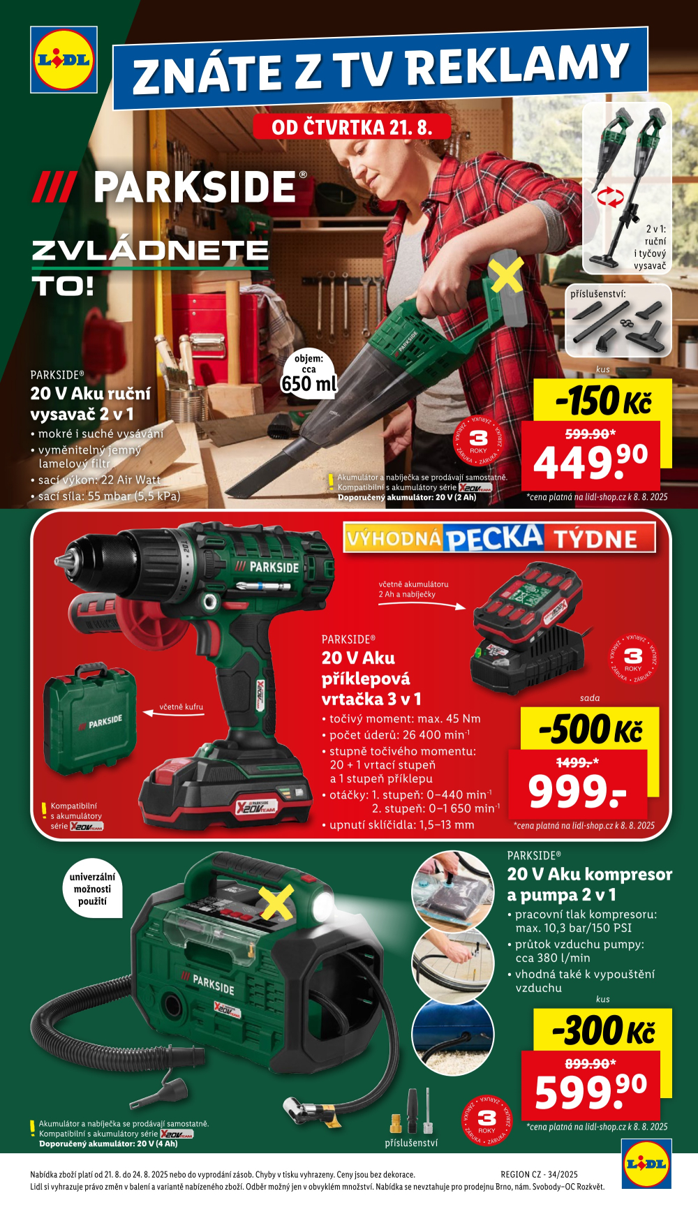 Leták Lidl leták - Nabídka spotřebního zboží - strana 21