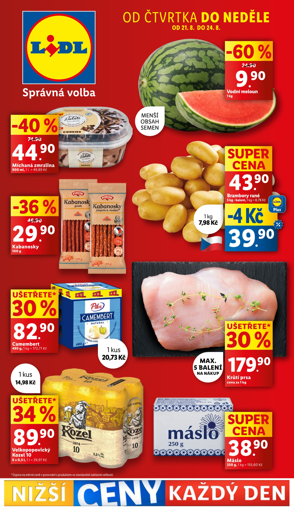 Leták Lidl leták od čtvrtka - strana 1