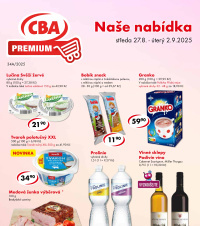 Akční leták CBA Premium 