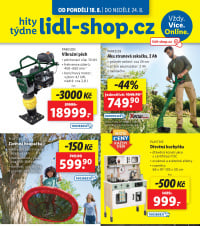 Akční leták Lidl - shop.cz  - hity týdne