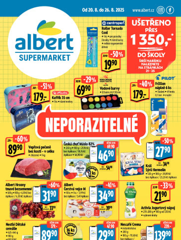 Albert Supermarket leták