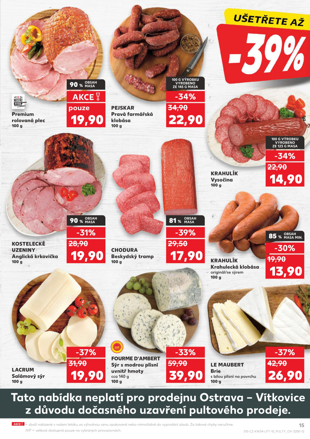 Leták Kaufland leták Ostrava - Moravská Ostrava - strana 15