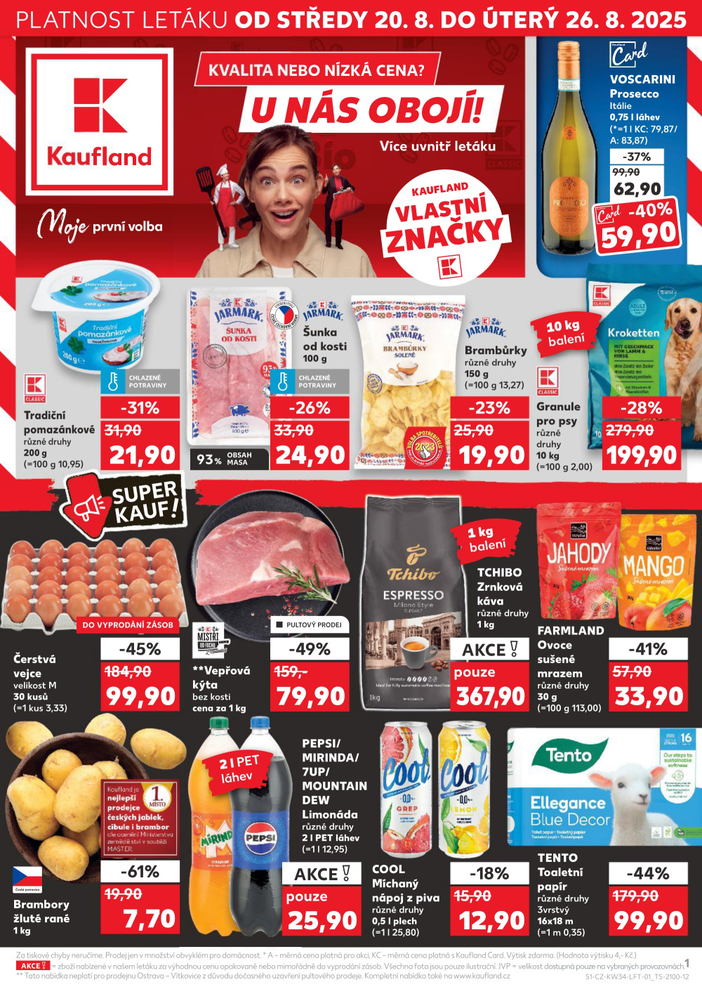 Leták Kaufland leták Ostrava - Moravská Ostrava - strana 1