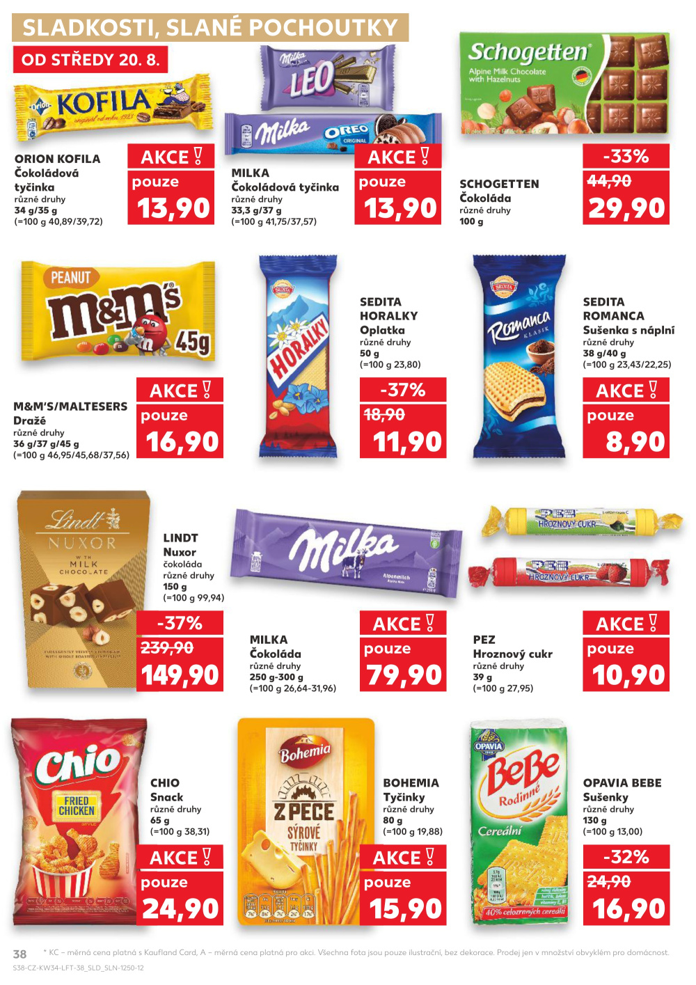 Leták Kaufland leták Ostrava - Moravská Ostrava - strana 38