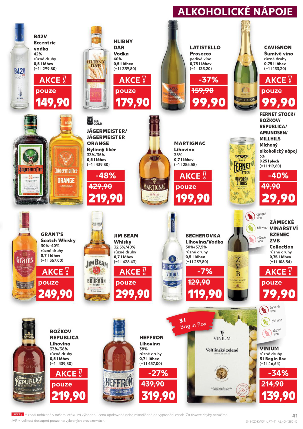 Leták Kaufland leták Ostrava - Moravská Ostrava - strana 41