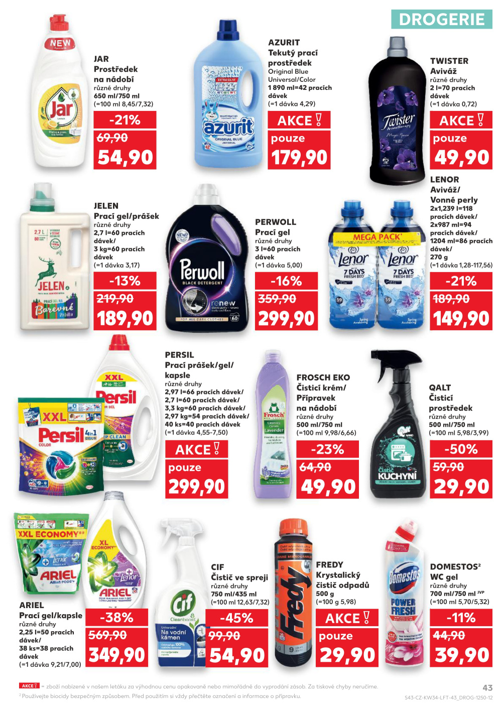 Leták Kaufland leták Ostrava - Moravská Ostrava - strana 43