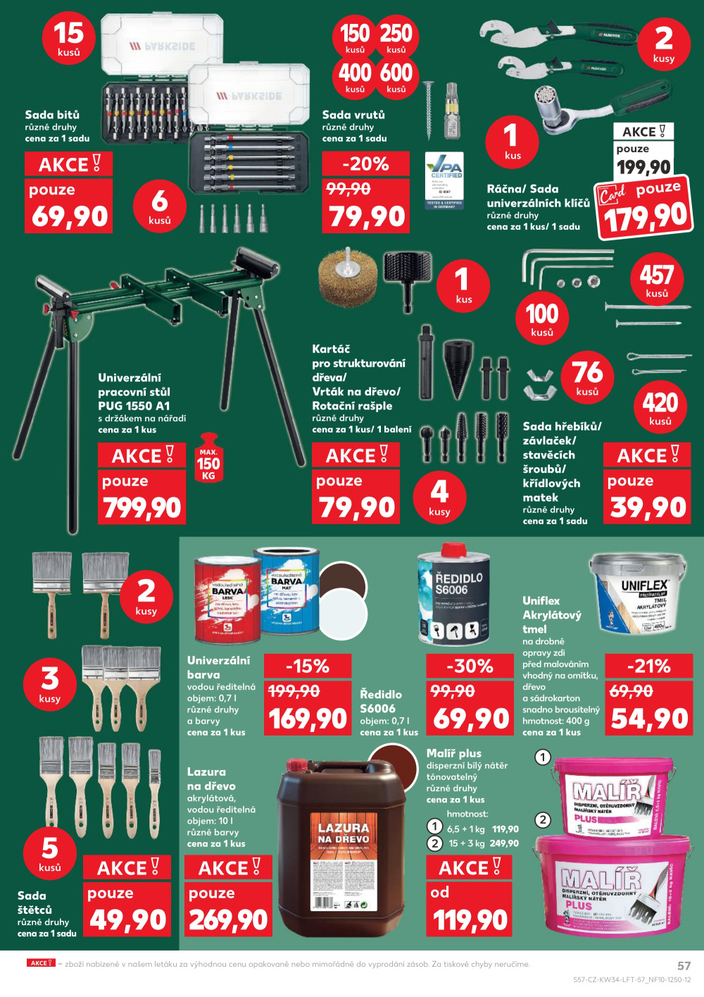 Leták Kaufland leták Ostrava - Moravská Ostrava - strana 57