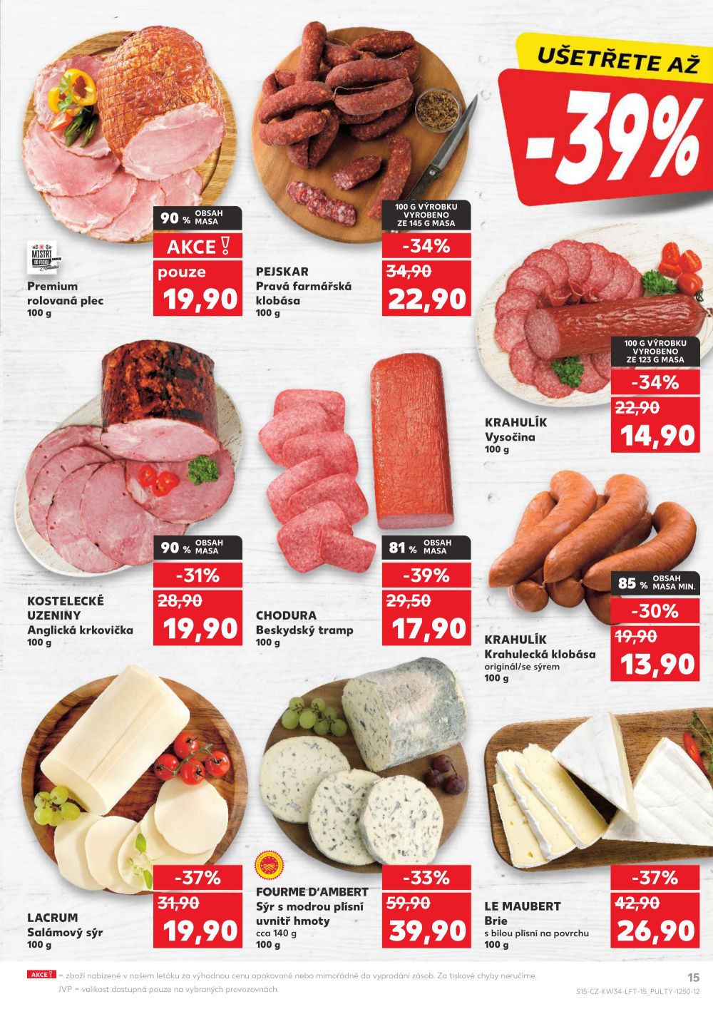 Leták Kaufland leták Humpolec - strana 15