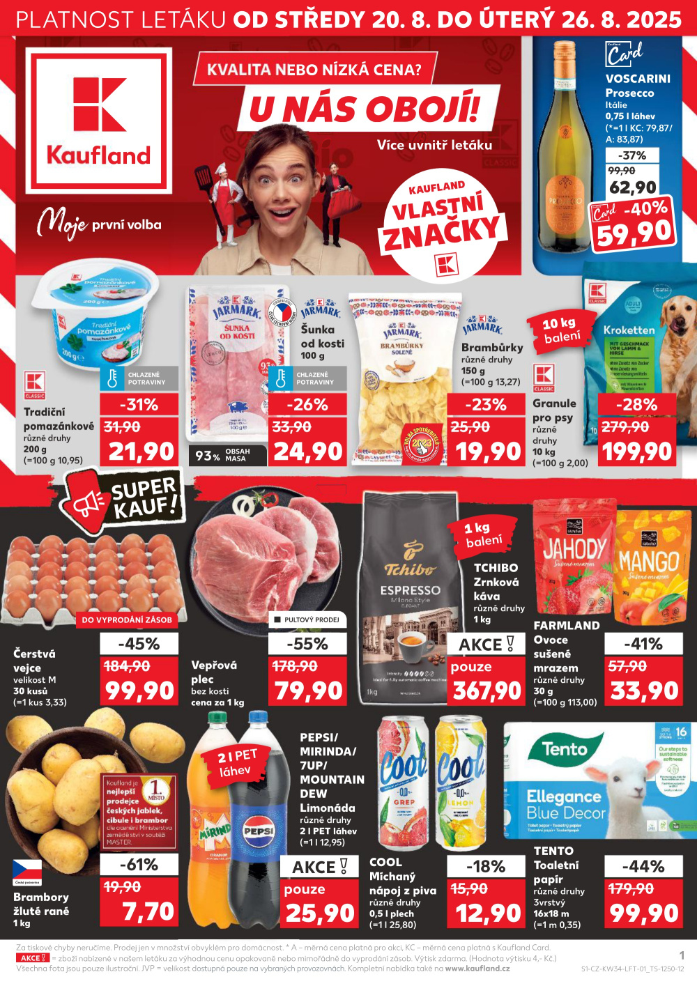 Leták Kaufland leták Humpolec - strana 1