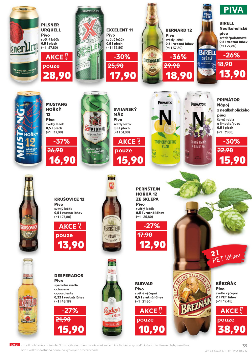 Leták Kaufland leták Humpolec - strana 39