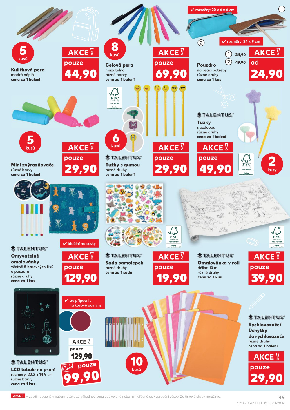 Leták Kaufland leták Humpolec - strana 49