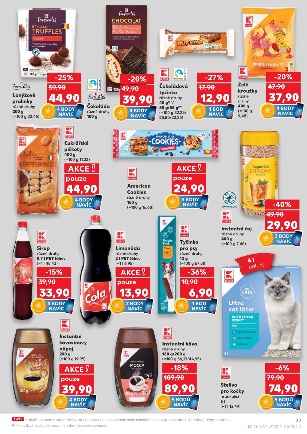 Leták Kaufland leták Olomouc, Štursova - strana 27