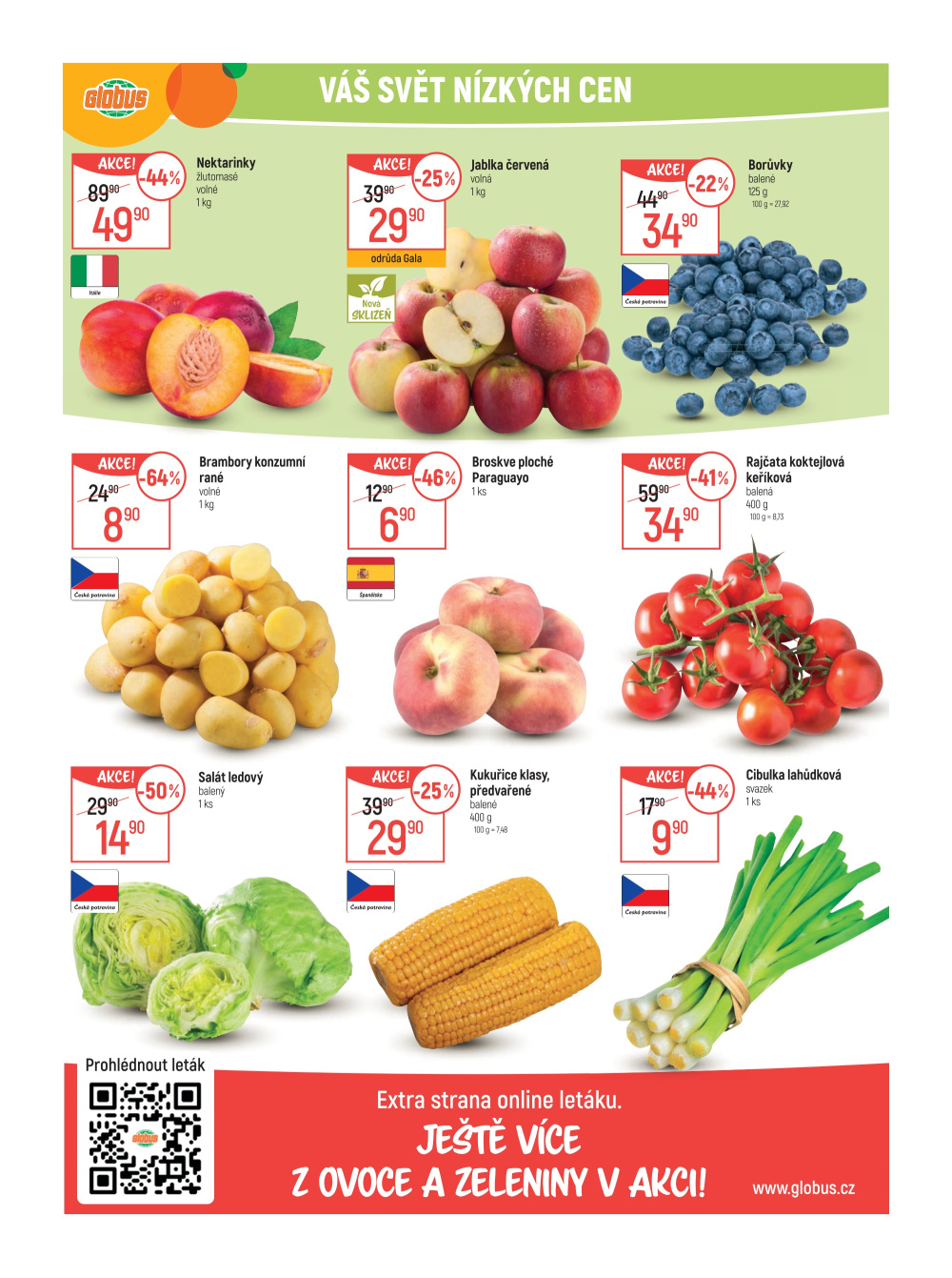 Leták Globus leták Praha - Černý Most - strana 17