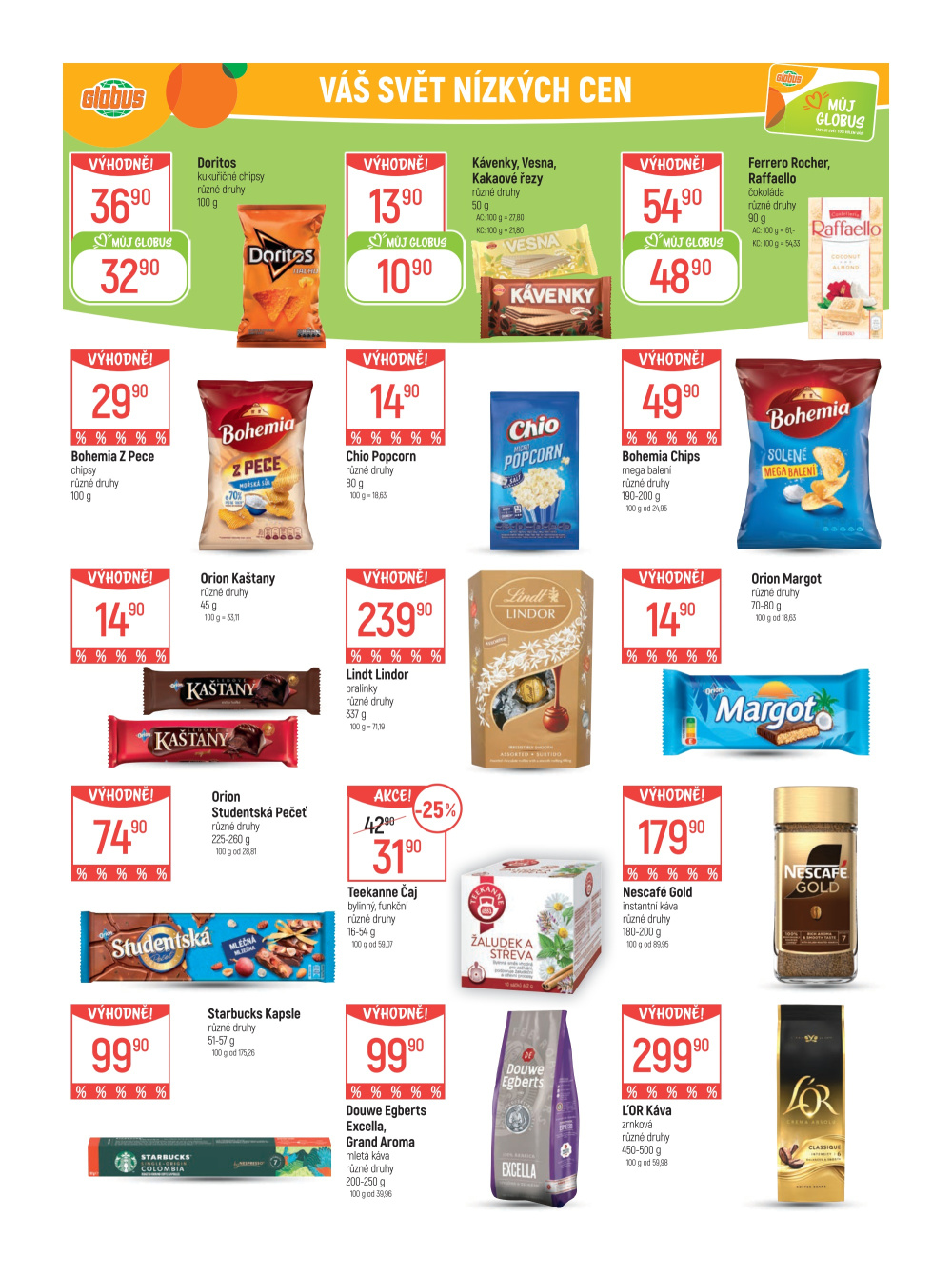 Leták Globus leták Praha - Černý Most - strana 23