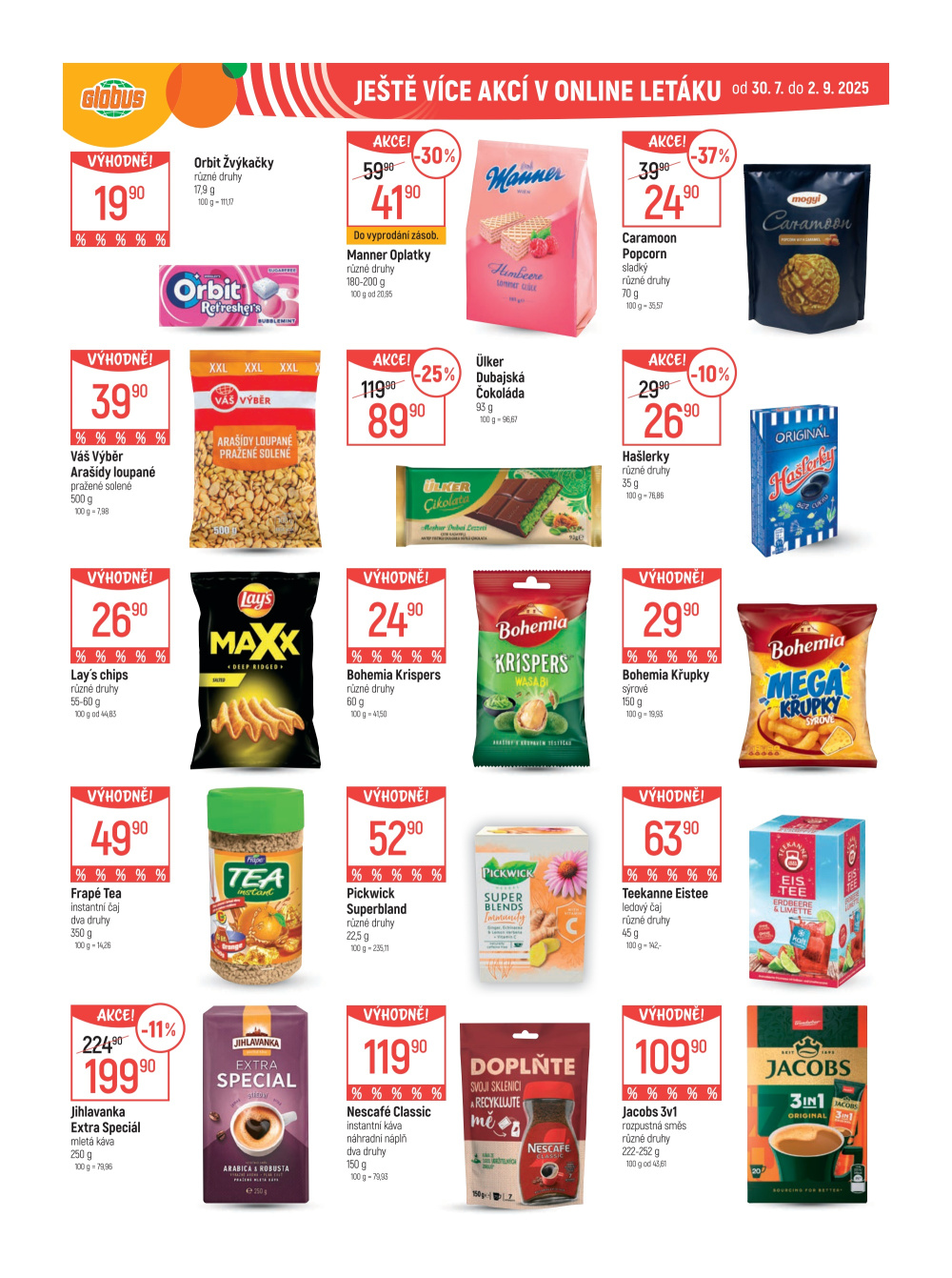 Leták Globus leták Praha - Černý Most - strana 38