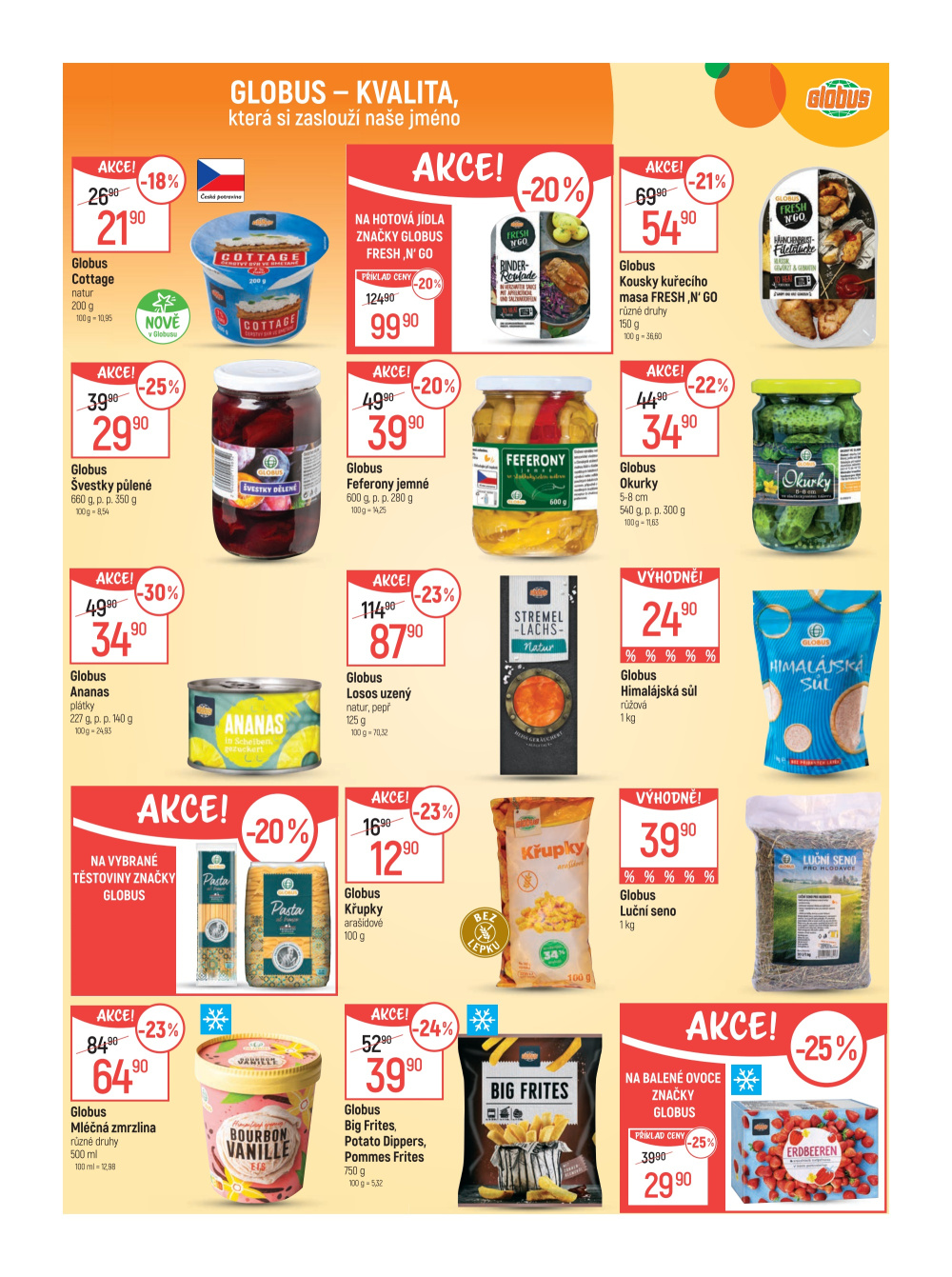 Leták Globus leták Praha - Černý Most - strana 6