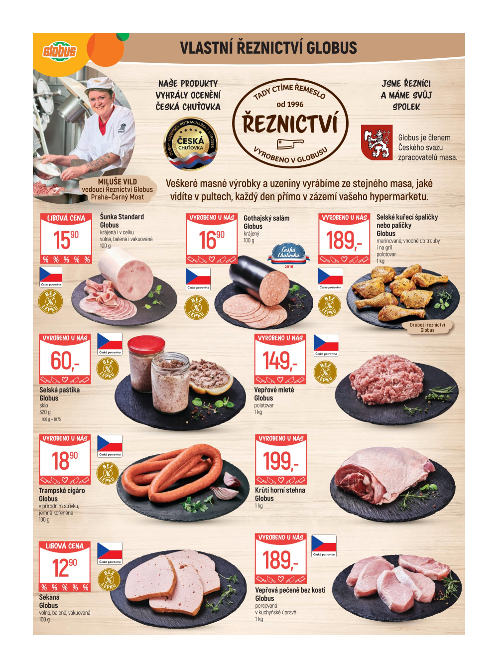 Leták Globus leták Praha - Černý Most - strana 7