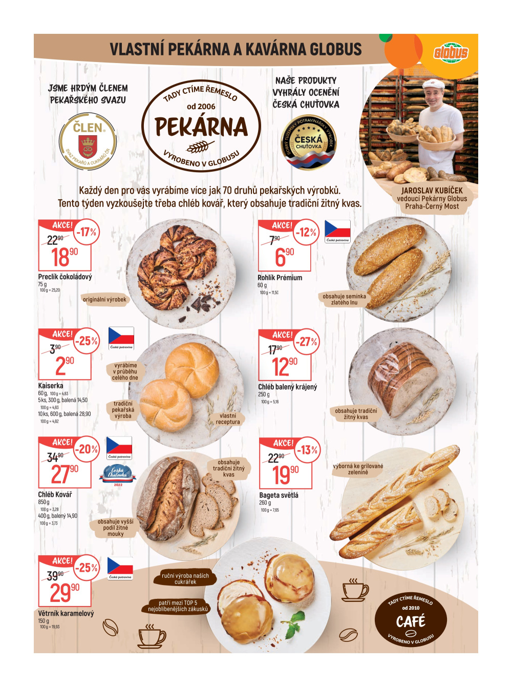 Leták Globus leták Praha - Černý Most - strana 8