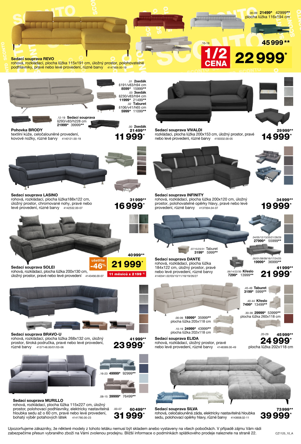 Leták SCONTO Nábytek leták - strana 10