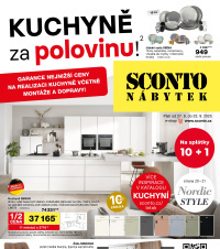 Akční leták SCONTO Nábytek 