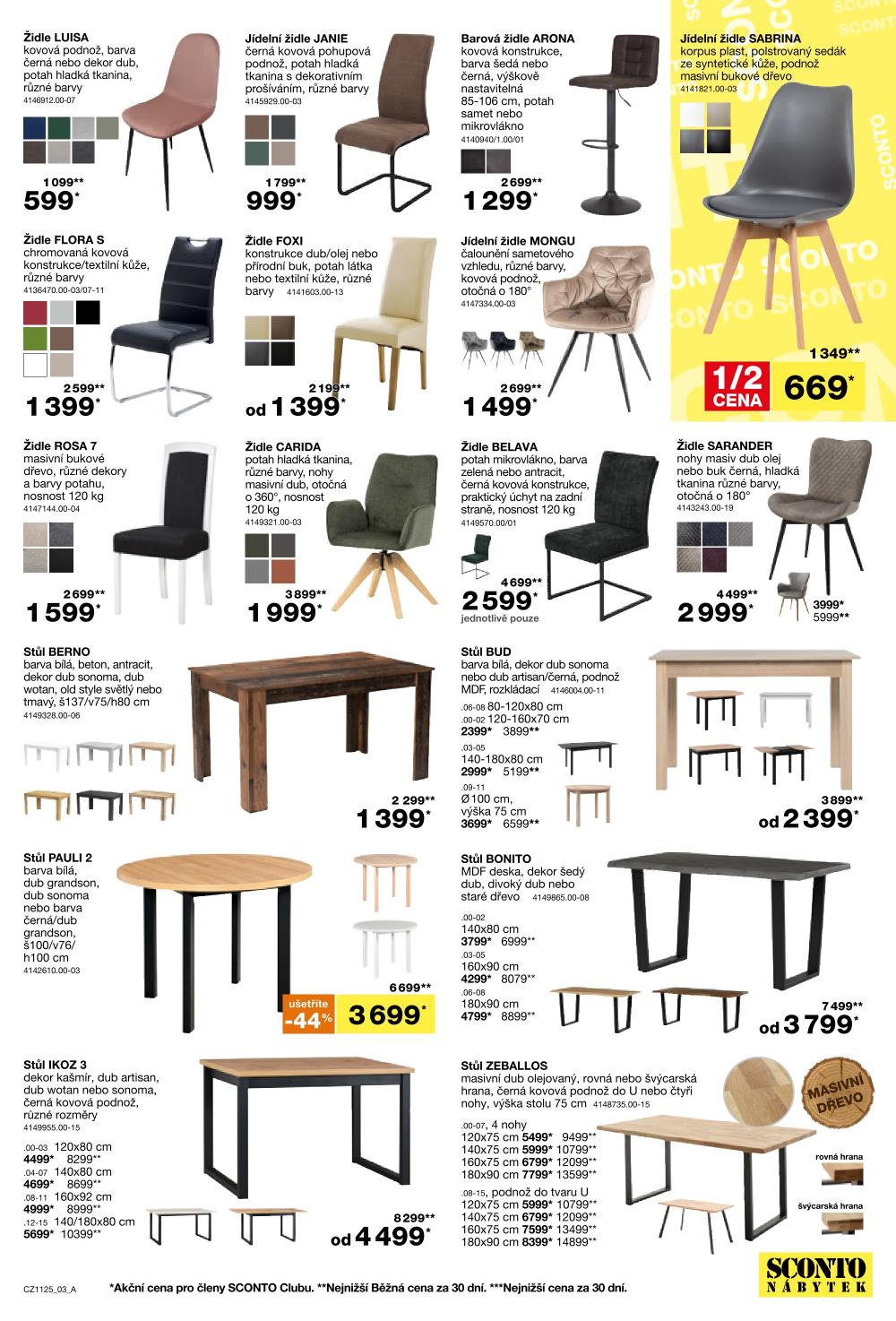 Leták SCONTO Nábytek leták - strana 3