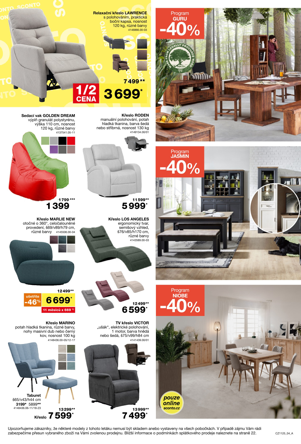 Leták SCONTO Nábytek leták - strana 4