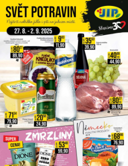 JIP leták CC Cash & Carry - Brno, Ostrava, Praha, Polička, Olomouc, Karlovy Vary, Zlín, Jilemnice, Pardubice
