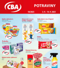 Akční leták CBA Potraviny 