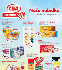 Akční leták CBA Premium 