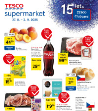 Akční leták Tesco supermarket 