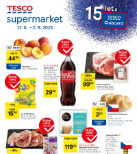 Akční leták Tesco supermarket 