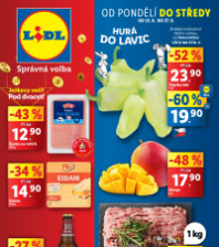 Akční leták Lidl  od pondělí