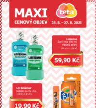Akční leták Teta drogerie - Maxi cenový objev