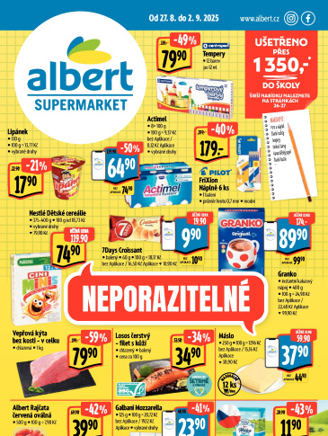 Albert Supermarket leták