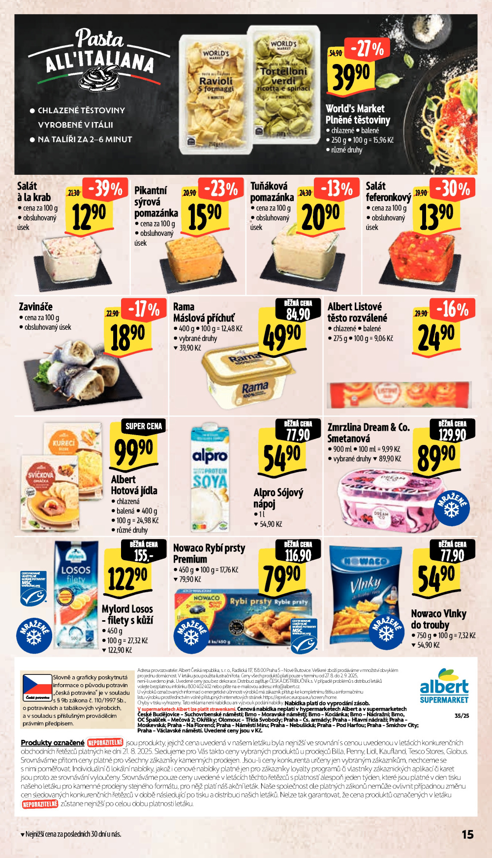 Leták Albert Supermarket leták - strana 23