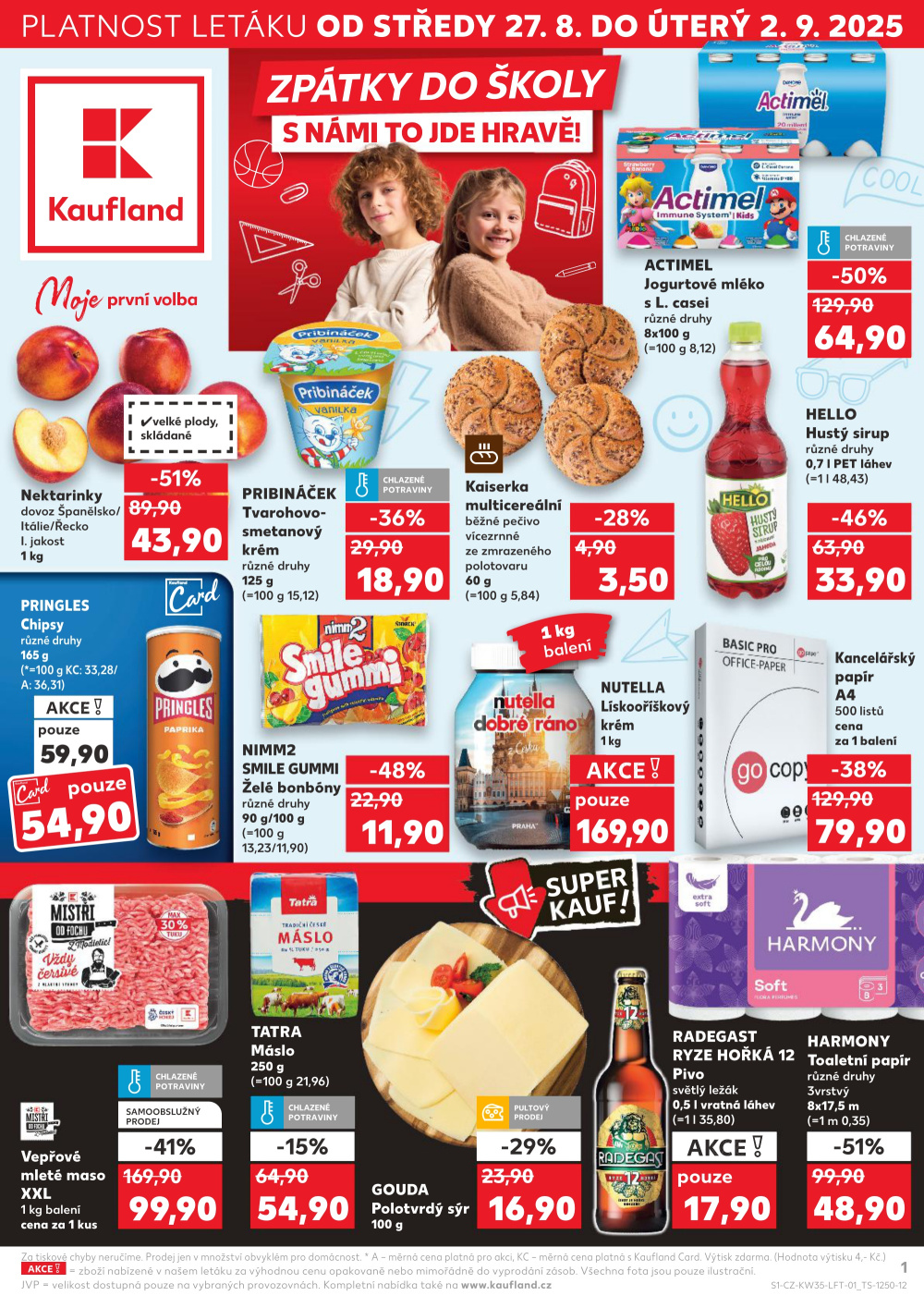 Leták Kaufland leták Nymburk - strana 1