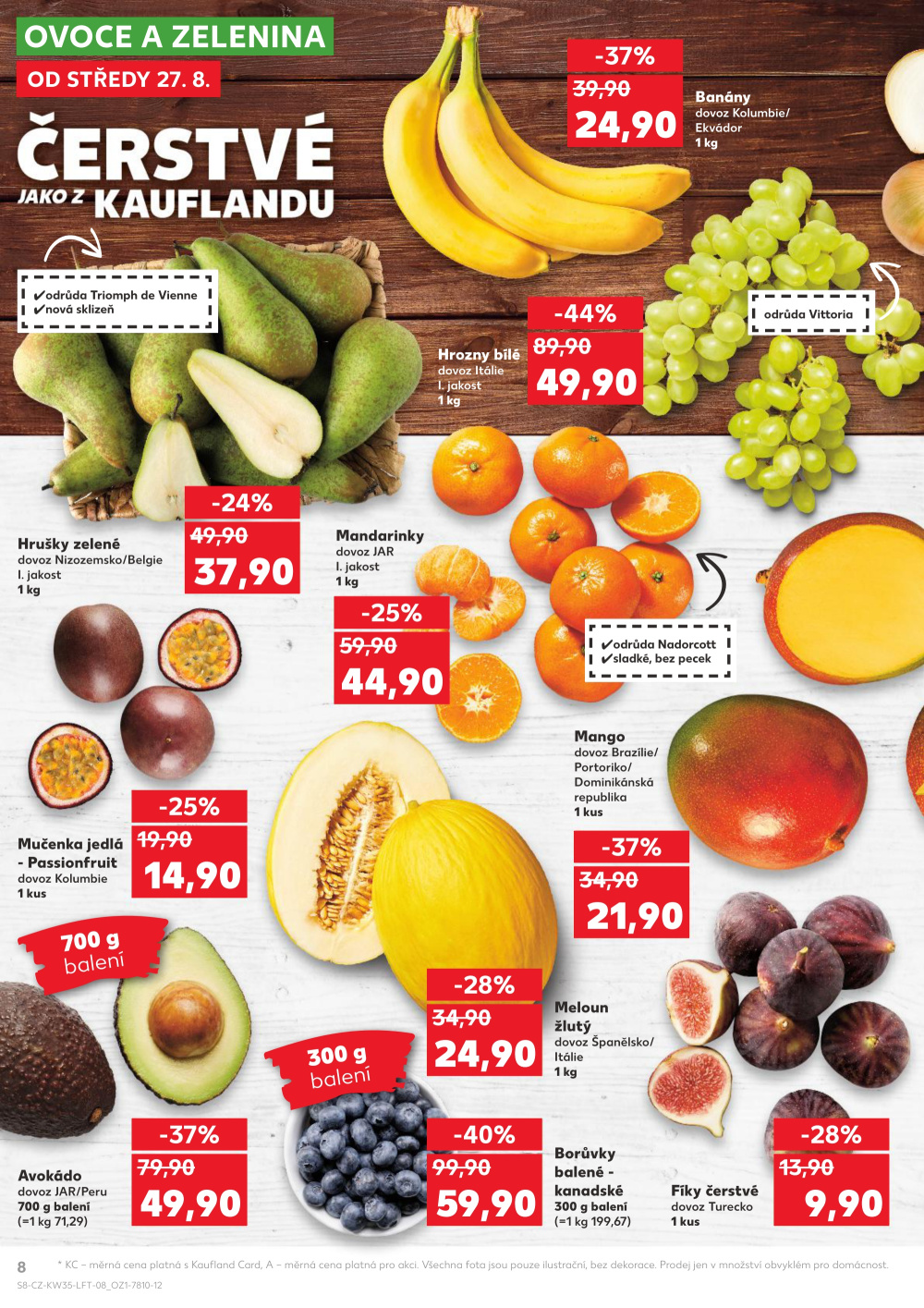 Leták Kaufland leták Praha 8 - Libeň - strana 8