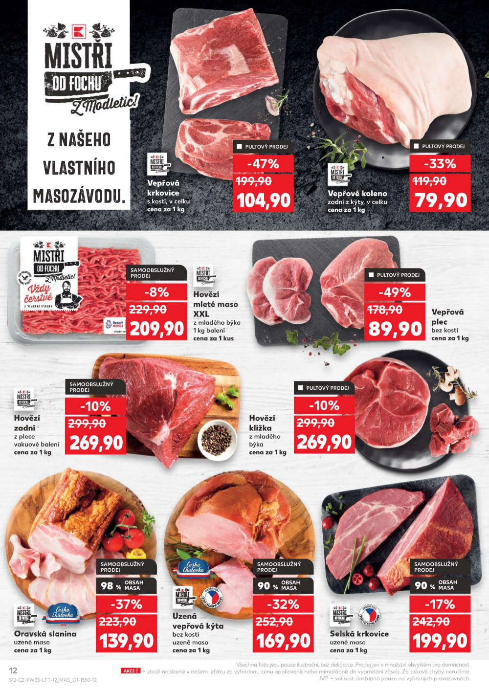 Leták Kaufland leták Praha 9 - Hloubětín - strana 12