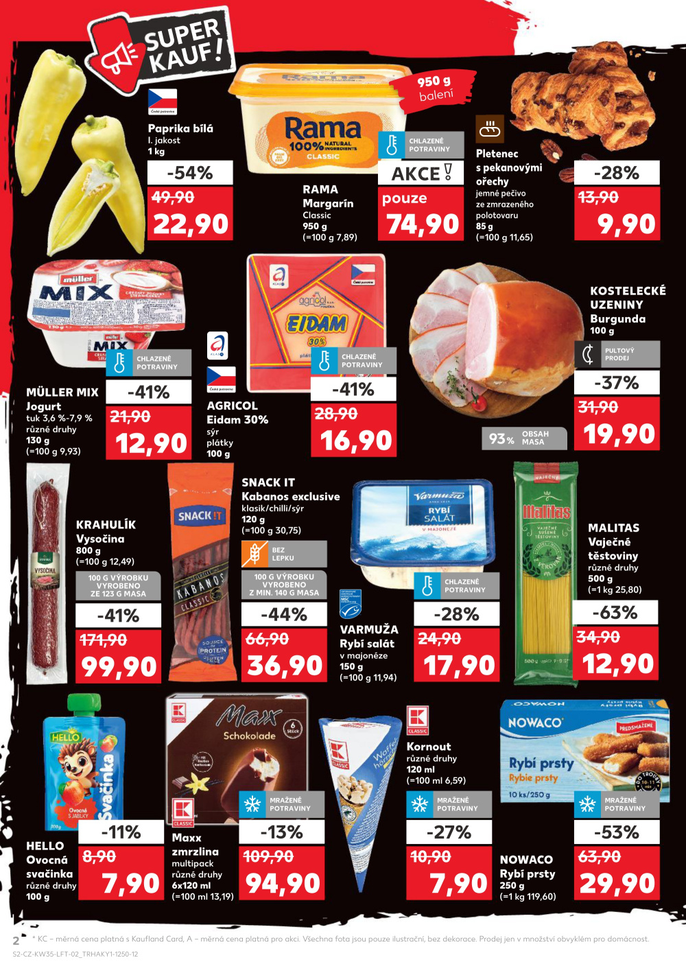 Leták Kaufland leták Praha 9 - Hloubětín - strana 2