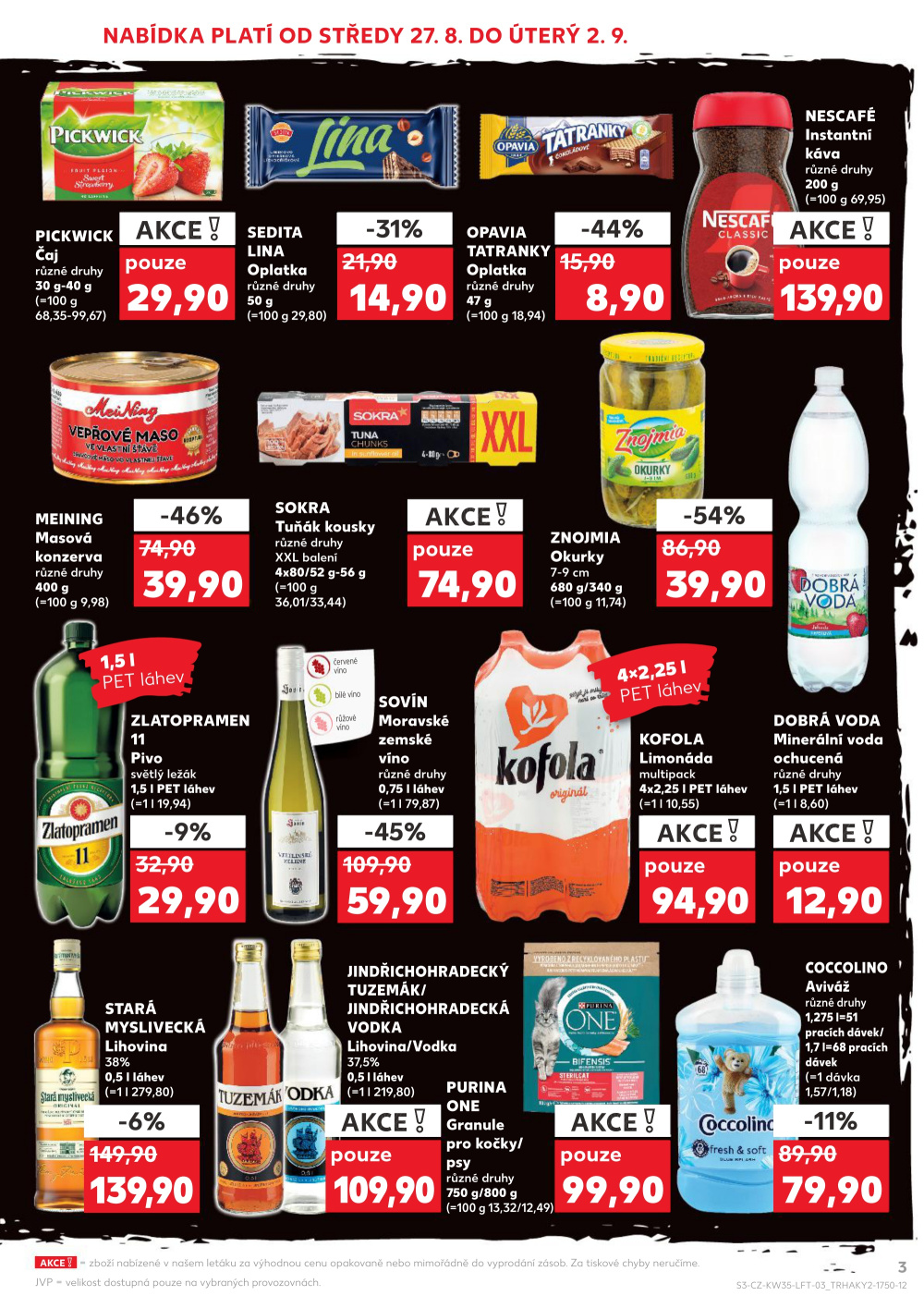 Leták Kaufland leták Praha 9 - Hloubětín - strana 3