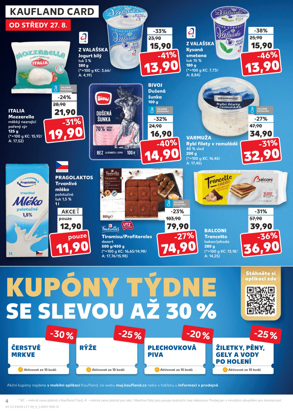 Leták Kaufland leták Praha 9 - Hloubětín - strana 4