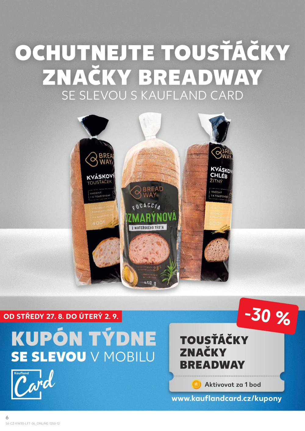 Leták Kaufland leták Praha 9 - Hloubětín - strana 6