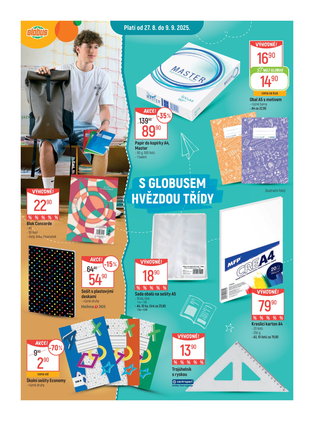 Leták Globus leták Praha - Černý Most - strana 10